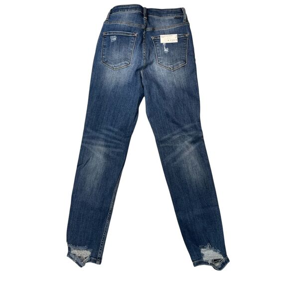 Risen Mid Rise Slim Tapered Womens Jeans Size 9 - Picture 2 of 2